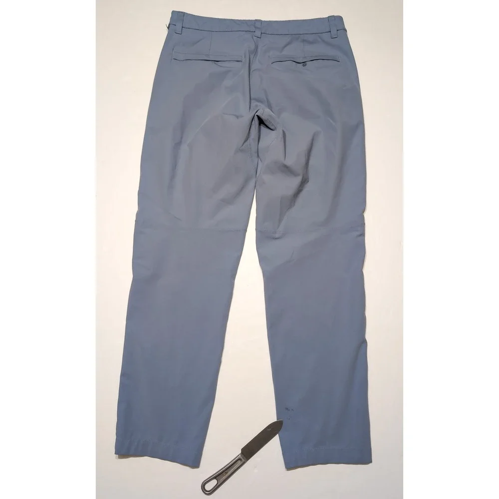 LULULEMON Men's Commission Slim Fit Pants LM5AF2S Gray ~ 31 x 28